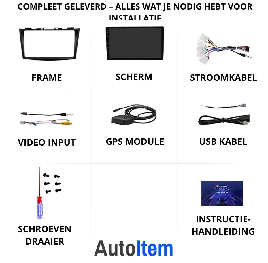 Suzuki Swift CarPlay Radio (2011–2017) | Apple Carplay & Android Auto