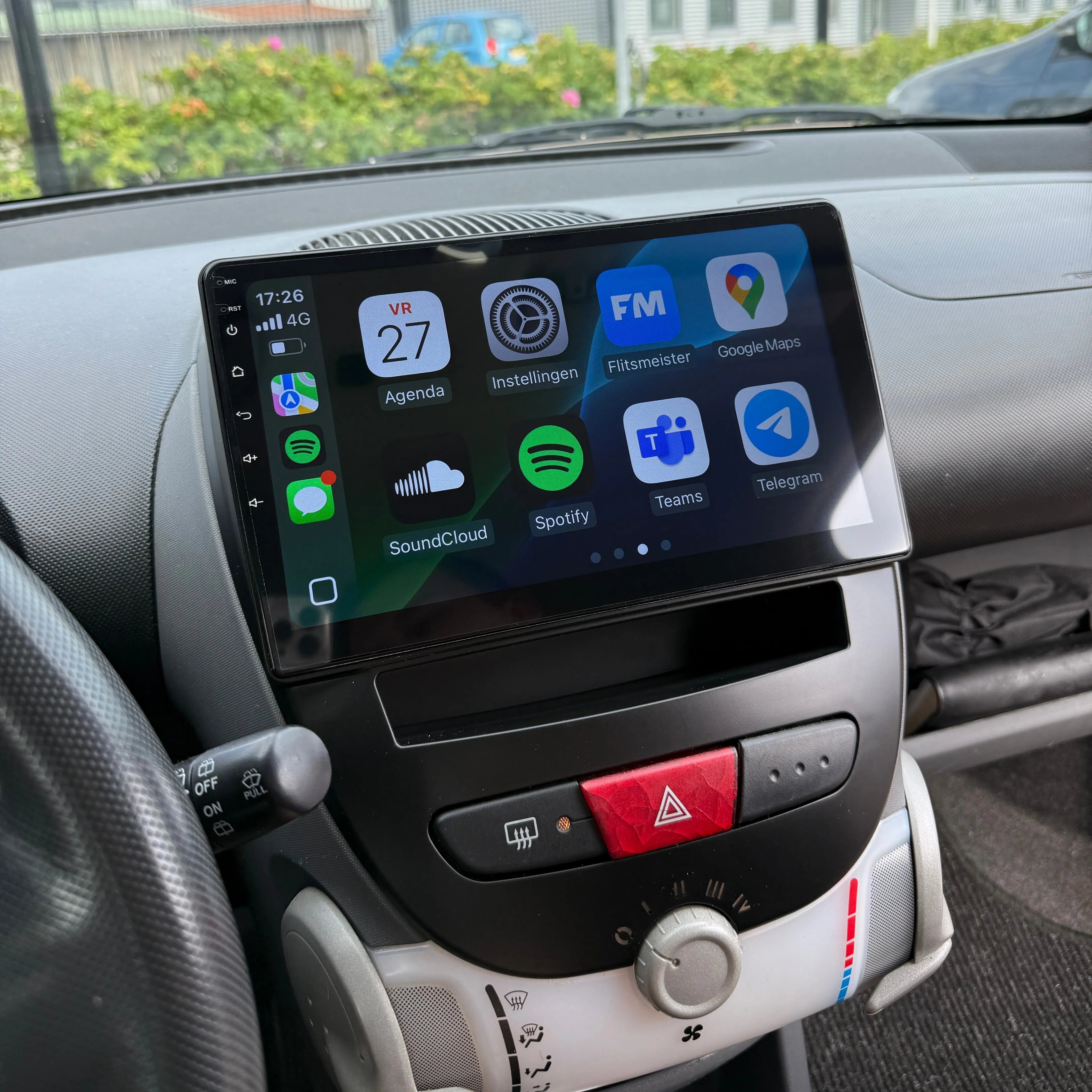 Toyota Aygo CarPlay Radio (2005–2014) | Android Auto | Navigatie Scherm Upgrade | Peugeot 107 & Citroën C1 AutoItem