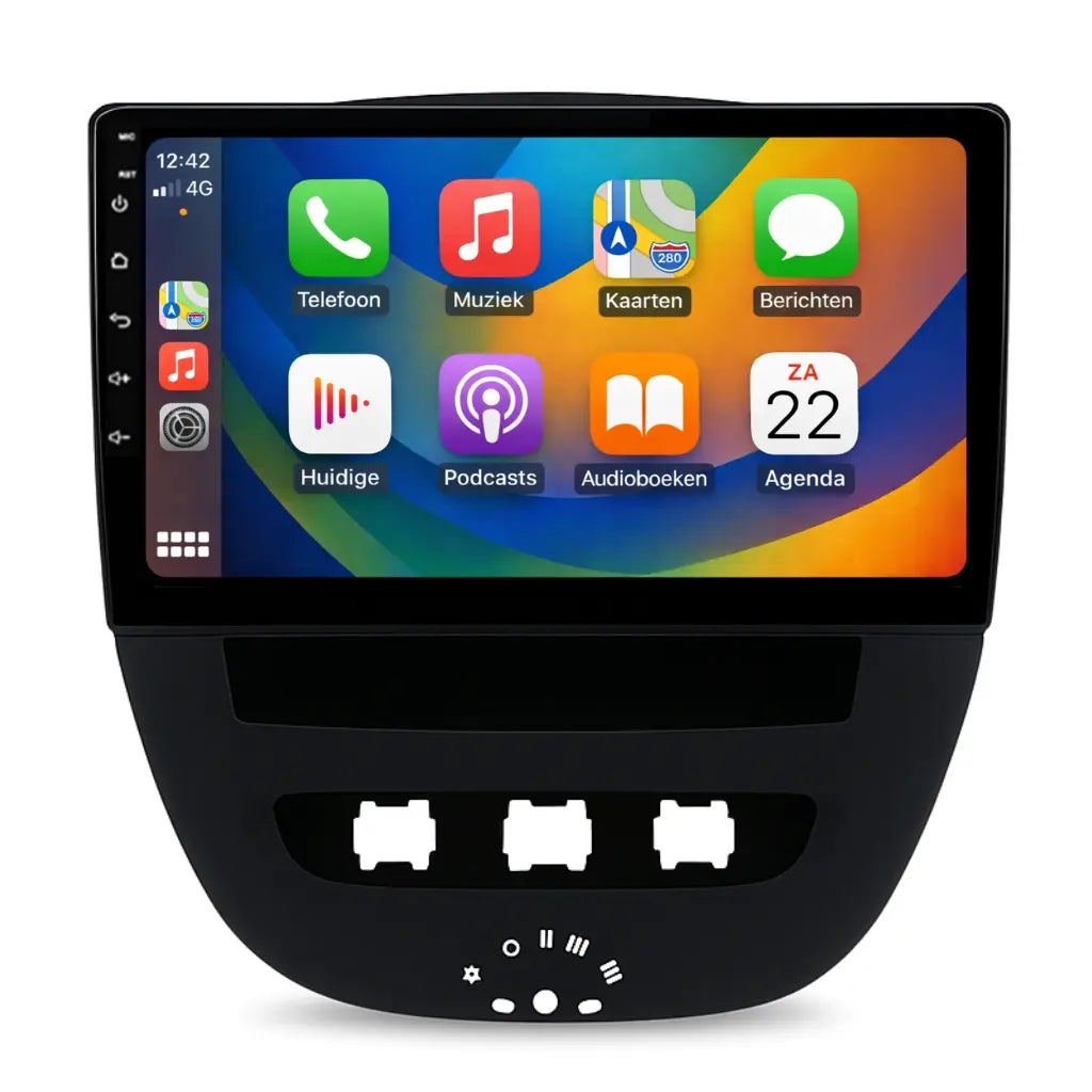 Toyota Aygo CarPlay Radio (2005–2014) | Android Auto | Navigatie Scherm Upgrade | Peugeot 107 & Citroën C1 AutoItem