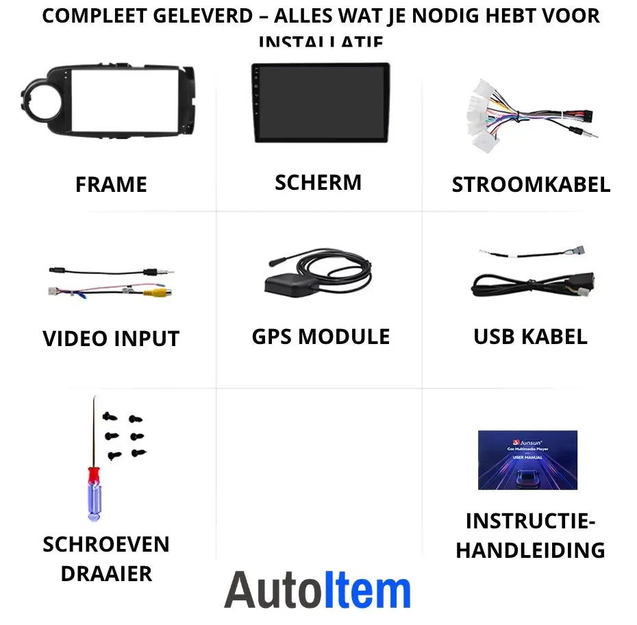 Toyota Yaris CarPlay Radio (2012–2017) | Apple Carplay & Android Auto
