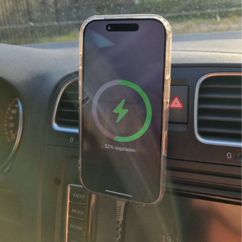 MagSafe Telefoonhouder met Draadloze Oplader