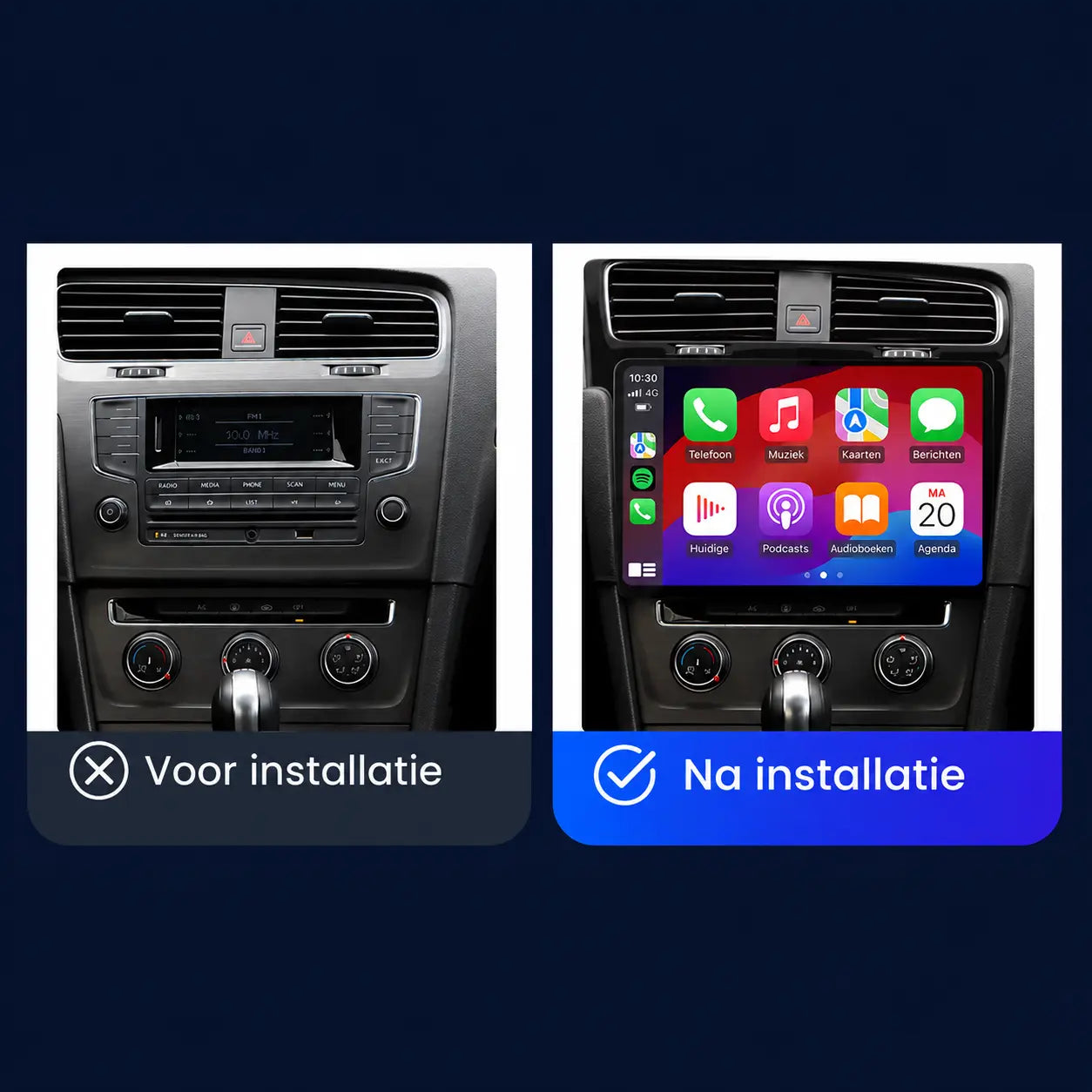 Volkswagen Golf 7 CarPlay Radio (2012-2017) | Apple Carplay & Android Auto
